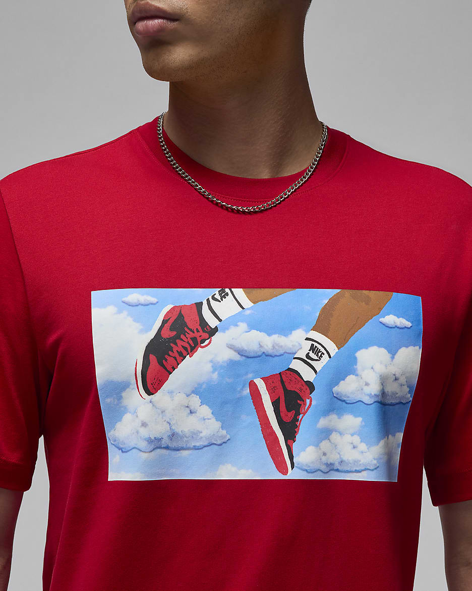 Nike air red t shirt cheap